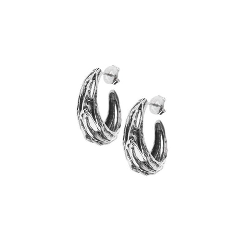 Orecchini argento 925 cerchio Marte SUALI' BM2125 | Gioiellitosti.it